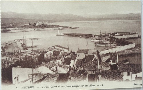 Antibes cpa fort carré - le,