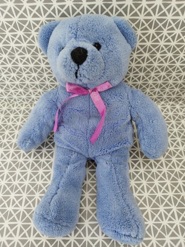 Peluche doudou ours - , bleu