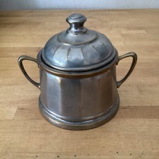 Sucrier En Métal Argenté