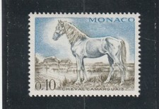 L5454 MONACO Timbre N° 831 de 1970 " Cheval Camarguais " Neuf*