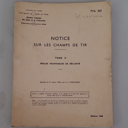 Armée terre france notice - terre,