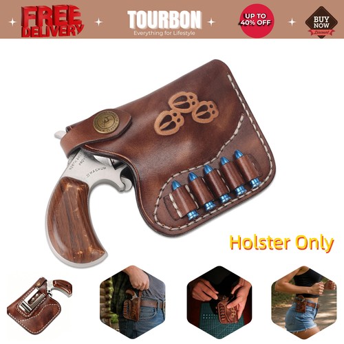 Tourbon leather holster for - leather,