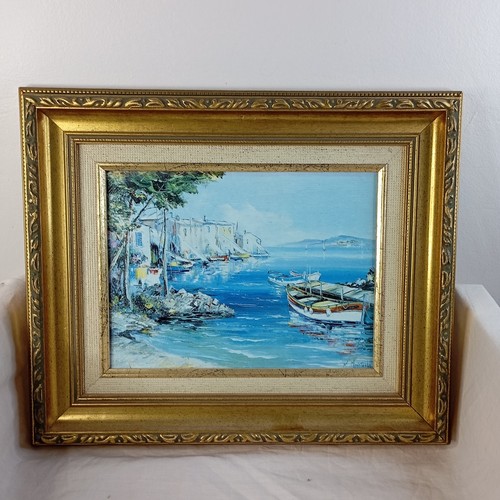 Tableau bord mer signé - signé, m