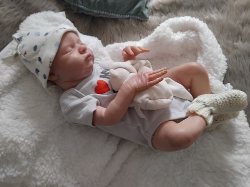 Bébé reborn endormi - reborn,