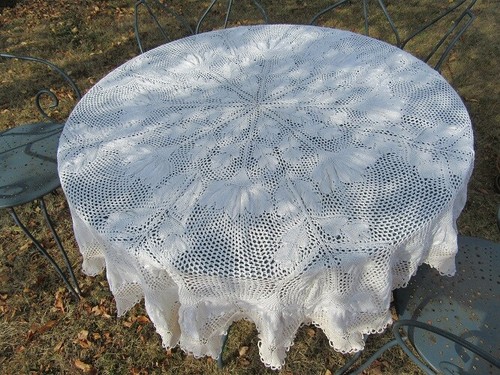 Nappe dentelle aux - en,