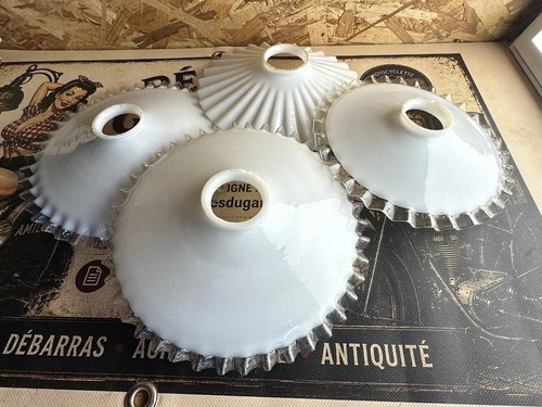 Lot abat jour - abat, opaline