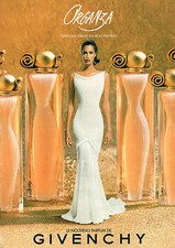 PUBLICITE ADVERTISING 025  1996  ORGANZA  le nouveau parfum femme de GIVENCHY