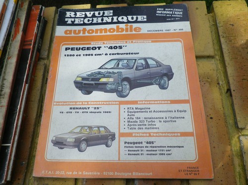 Rta 486 peugeot 405 - peugeot,