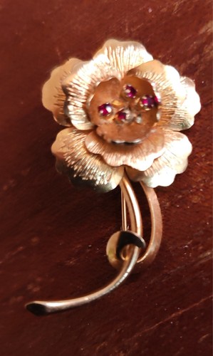 Bijou ancien broche art déco