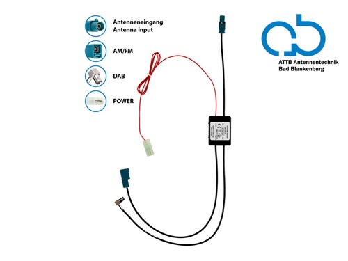 Splitter antenne dab - splitter, dab+