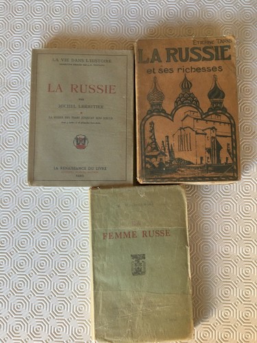Russie livres taris - livres.,