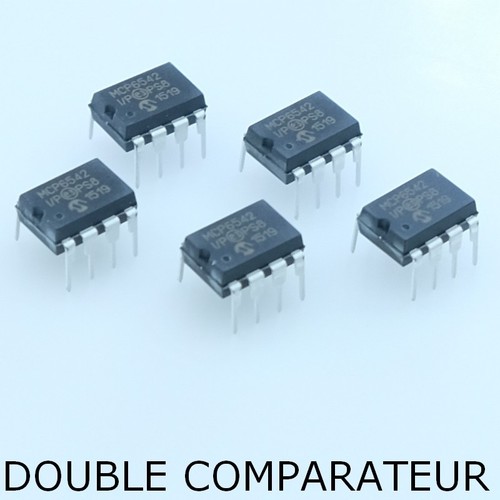 Mcp6542 double comparateur - double,