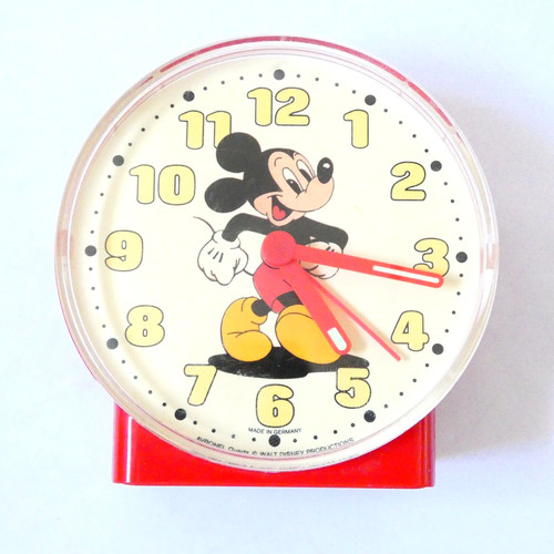 Horloge reveil mickey mouse - mickey,