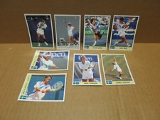 PANINI TENNIS ATP TOUR 1992   8 images joueurs SUEDE Edberg Wilander ...