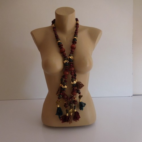 Collier multicolore femme
