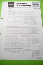 Service Manuel D'Instructions pour Grundig City Boy 700, Original