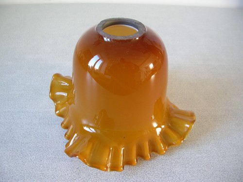 Ancien abat jour tulipe - , lampe