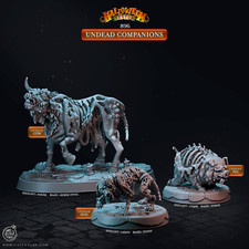 Zombie Animaux Miniature Lot