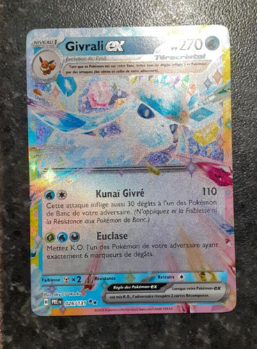 Carte pokemon givrali - carte, ex
