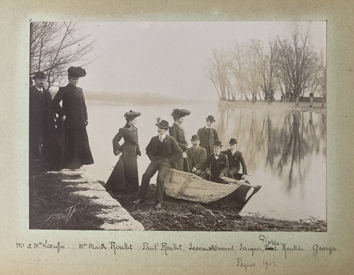 Lac annecy 1903 3 groupes - d'annecy,