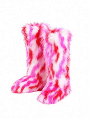 Ixu women faux - fur, boots