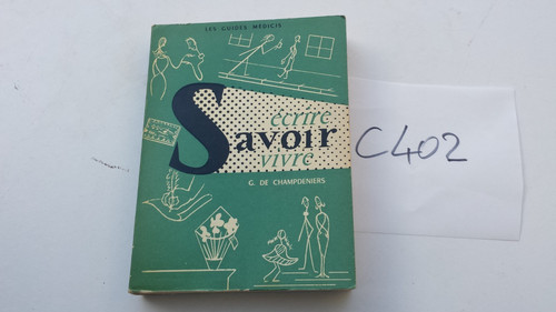 C402 livre ecrire savoir - c402/livre.,