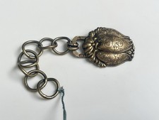 Ancien  AGRAFE de CAPE argent  fermeture Antique Sterling silver Cloak Clip