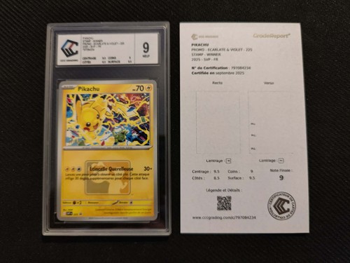 Carte pokémon pikachu svp - carte,
