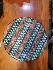 Assiette  céramique ROBERT PICAULT VALLAURIS RP faïence design 50-60-70-80