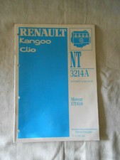 notice technique NT 3214A mars 1999 moteur E7J634 RENAULT clio kangoo
