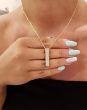 Pendentif barrette ronde femme