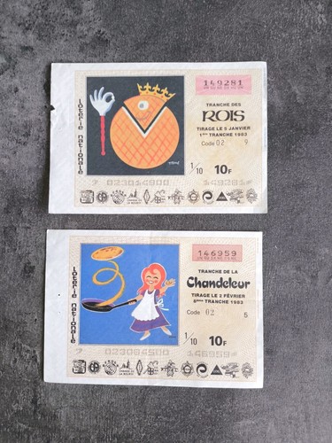 Lot billets loterie - lot,