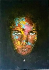 Umo Masada.Street Art,Obay,Banksy,Tableau Moderne,unique,certificat