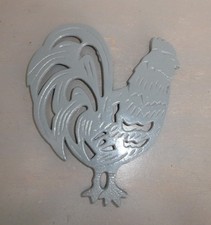 DESSOUS DE PLAT FONTE COQ