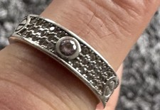 Bague T:57 Argent Massif