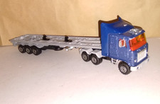 CAMION U.S style MACK + REMORQUE 6 Roues PORTE CONTAINERS MAJORETTE France 1/60è