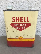 Ancien bidon d'huile Shell