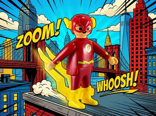 Flash playmobil comics - playmobil,