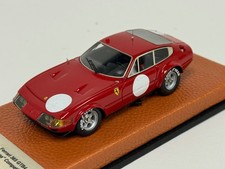 1/43 BBR Ferrari 365 GTB DAYTONA Prototype En Rouge Sur Base En Cuir ABG451