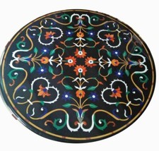30 " Marbre Centre Table Haut Handmade Floral Incrustation Pietradura Travail