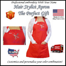 Cool Personalized Embroidery Hair Stylist Apron With Your Name Gift !!