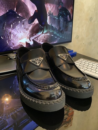 Mocassins prada cuir - mocassins,