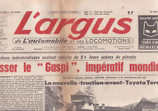 L'ARGUS N°2625 TOYOTA TERCEL