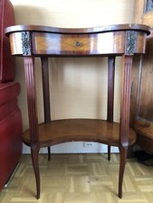 Table Haricot Rognon En Bois Marqueterie Avec Petit Défauts