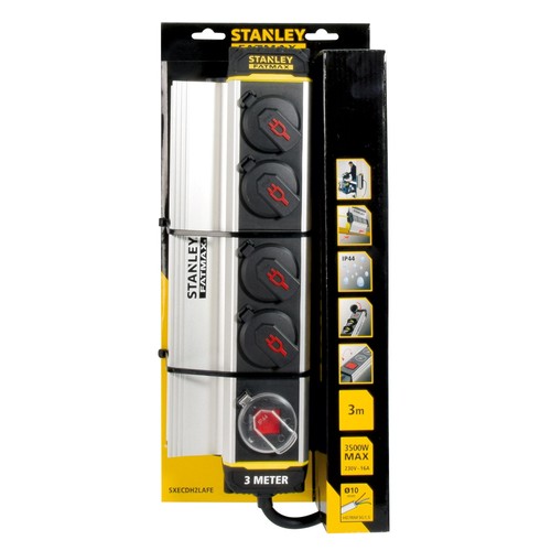 Bloc multiprise stanley 4 - bloc,