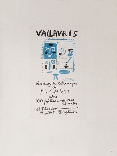 Pablo picasso affiche 1958 - pablo,