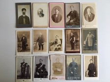 lot 31 CDV portrait d'homme carte de visite photo XIXe