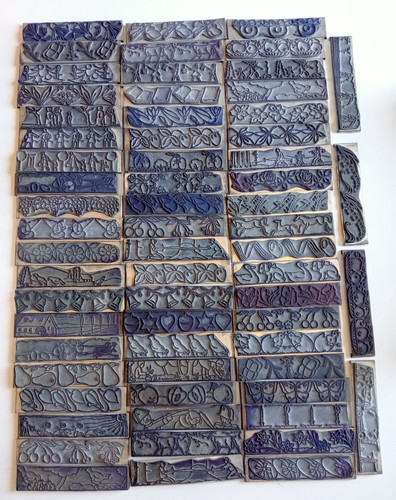 Lot anciens tampons encreur - lot,