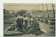 66 - BANYULS SUR MER - Agencement des Filets pour la Pêche