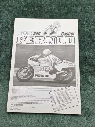 Pernod moto 250 1983 estrosi - pernod,